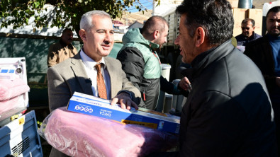 Başkan Çınar, Yardım Paketi Dağıtım Programına Katıldı