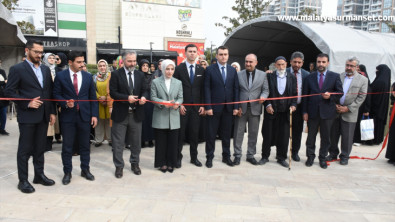 Malatya'da 'Filistin İçin Hayır Çarşısı' açıldı